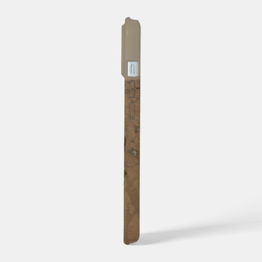 Neugier auf der Oberfläche der Mars. iPhone 15 Hülle (Linke Seite)