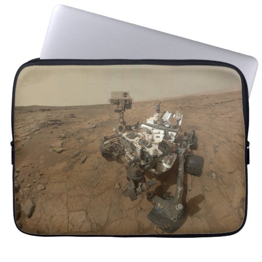 Neugier auf der Oberfläche der Mars. Laptopschutzhülle (Vorderseite)