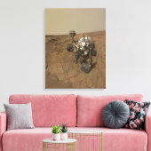 Neugier auf der Oberfläche der Mars. Leinwanddruck (Insitu (Wohnzimmer))