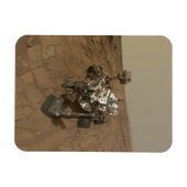 Neugier auf der Oberfläche der Mars. Magnet (Horizontal)