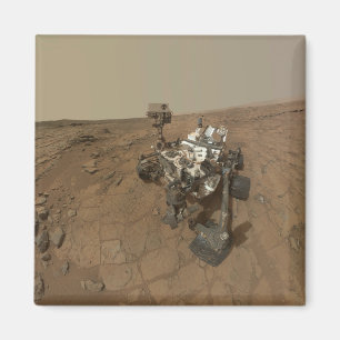 Neugier auf der Oberfläche der Mars. Magnet