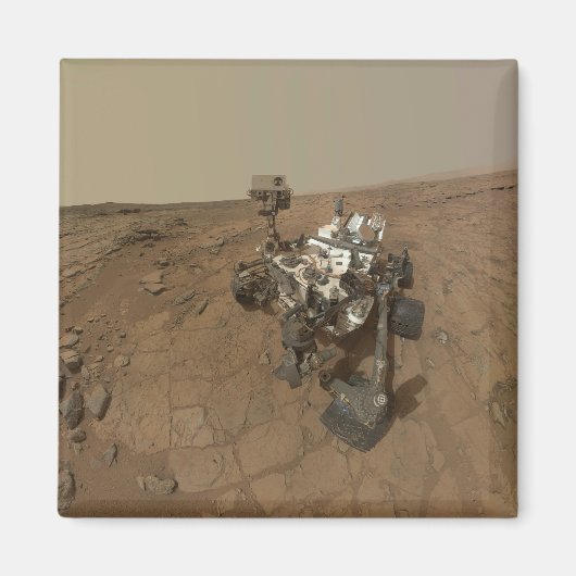 Neugier auf der Oberfläche der Mars. Magnet (Vorne)