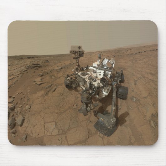 Neugier auf der Oberfläche der Mars. Mousepad (Vorne)