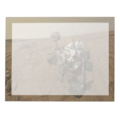 Neugier auf der Oberfläche der Mars. Notizblock (Vorderseite)