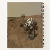 Neugier auf der Oberfläche der Mars. Notizblock (Rückseite)