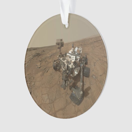 Neugier auf der Oberfläche der Mars. Ornament (Vorderseite)