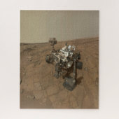 Neugier auf der Oberfläche der Mars. Puzzle (Vertikal)
