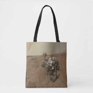 Neugier auf der Oberfläche der Mars. Tasche