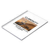 Neugier auf der Suche nach Leben auf Mars (Mars Ro Notizblock (Linke Seite)