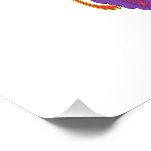 Neugier auf einen Blick Poster (Ecke)