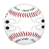 Neugier Augen - Funny Baseball - Benutzerdefiniert (Vorderseite)