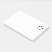 Neugier Augen Lächeln Funny Sticknotes Post-it Klebezettel (angewinkelt)