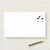 Neugier Augen Lächeln Funny Sticknotes Post-it Klebezettel (Auf Schreibtisch)