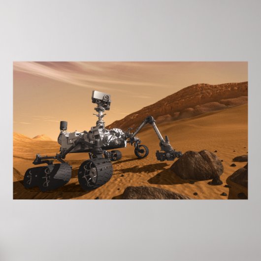Neugier: Die nächsten Mars Poster (Vorne)