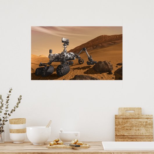 Neugier: Die nächsten Mars Poster (Küche)