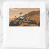 Neugier: Die nächsten Mars Rechteckiger Aufkleber (Tasche)