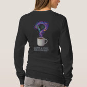 Neugier durch Wissenschaft und Kaffee T-Shirt (Rückseite)