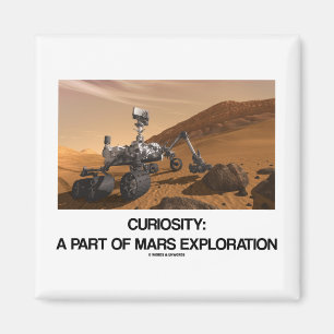 Neugier ein Teil Mars-Erforschung Magnet