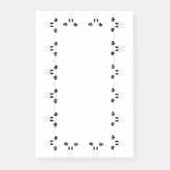 Neugier Eyes Happy Smile Funny Post-it Klebezettel (Vorderseite)