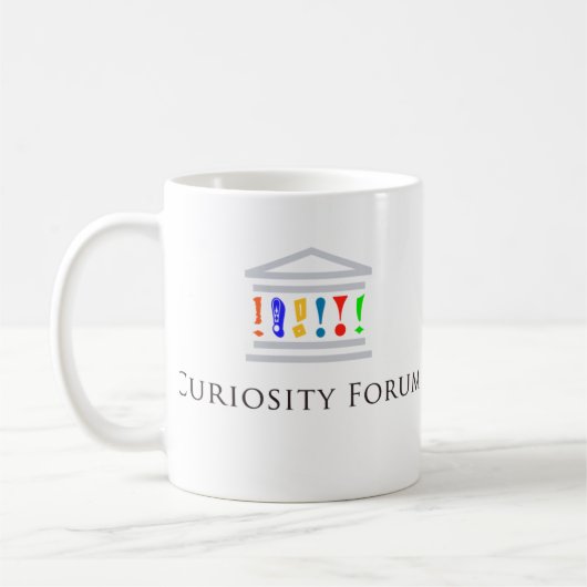 Neugier-Forum-Tasse Kaffeetasse (Links)