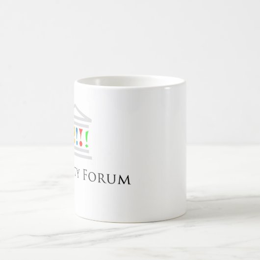 Neugier-Forum-Tasse Kaffeetasse (Mittel)