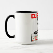 Neugier heilte die Katze Tasse (Links)