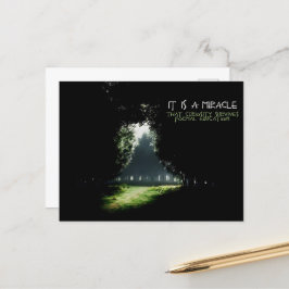 "Neugier" Inspiration Zitat Postkarte