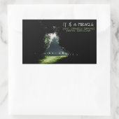 "Neugier" Inspiration Zitat Rechteckiger Aufkleber (Tasche)