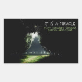 "Neugier" Inspiration Zitat Rechteckiger Aufkleber (Vorderseite)