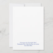 Neugier ist das Werkzeug der Weisen Einladung (Rückseite)