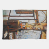 Neugier ist das Werkzeug der Weisen Geschirrtuch (Horizontal)