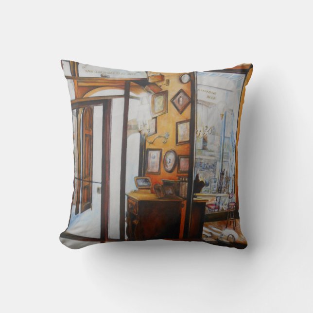 Neugier ist das Werkzeug der Weisen Kissen (Vorderseite)