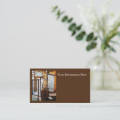 Neugier ist das Werkzeug der Weisen Visitenkarte (Stehend Vorderseite)