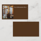 Neugier ist das Werkzeug der Weisen Visitenkarte (Vorne/Hinten)