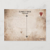 "Neugier" IV Postkarte (Rückseite)