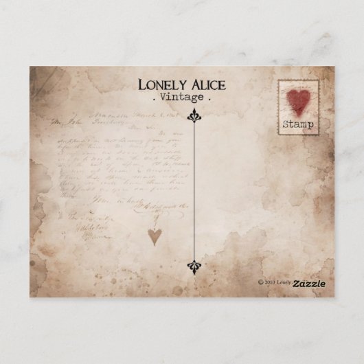 "Neugier" IV Postkarte (Rückseite)