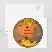 Neugier Landung Postkarte (Vorne/Hinten)