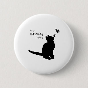 Neugier lebendig button