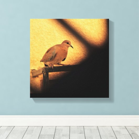 Neugier Leinwanddruck (Insitu (Holzboden))