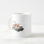 Neugier Mars Rover Kaffeetasse (Vorderseite Links)