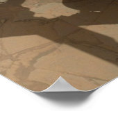 Neugier Mars Rover Poster (Ecke)
