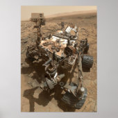 Neugier Mars Rover Poster (Vorne)