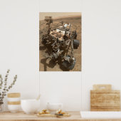 Neugier Mars Rover Poster (Küche)