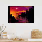 Neugier... Poster (Küche)