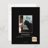 Neugier Postkarte (Vorne/Hinten)