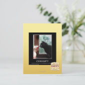 Neugier Postkarte (Stehend Vorderseite)