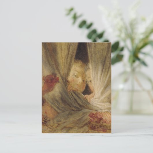 Neugier Postkarte (Stehend Vorderseite)