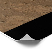 Neugier Rover auf der John-Klein-Website Poster (Ecke)