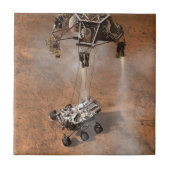 Neugier Rover Landing auf der Marsfläche. Fliese (Vorderseite)