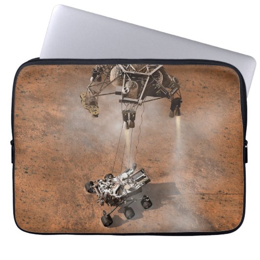 Neugier Rover Landing auf der Marsfläche. Laptopschutzhülle (Vorderseite)